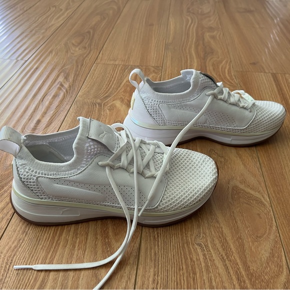 Puma x Selena Gomez Runner White Lace Up Running Trainers Womens - Picture 6 of 9